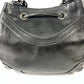 MCM 2WAY Shoulder Bag Handbag Women's Black Leather