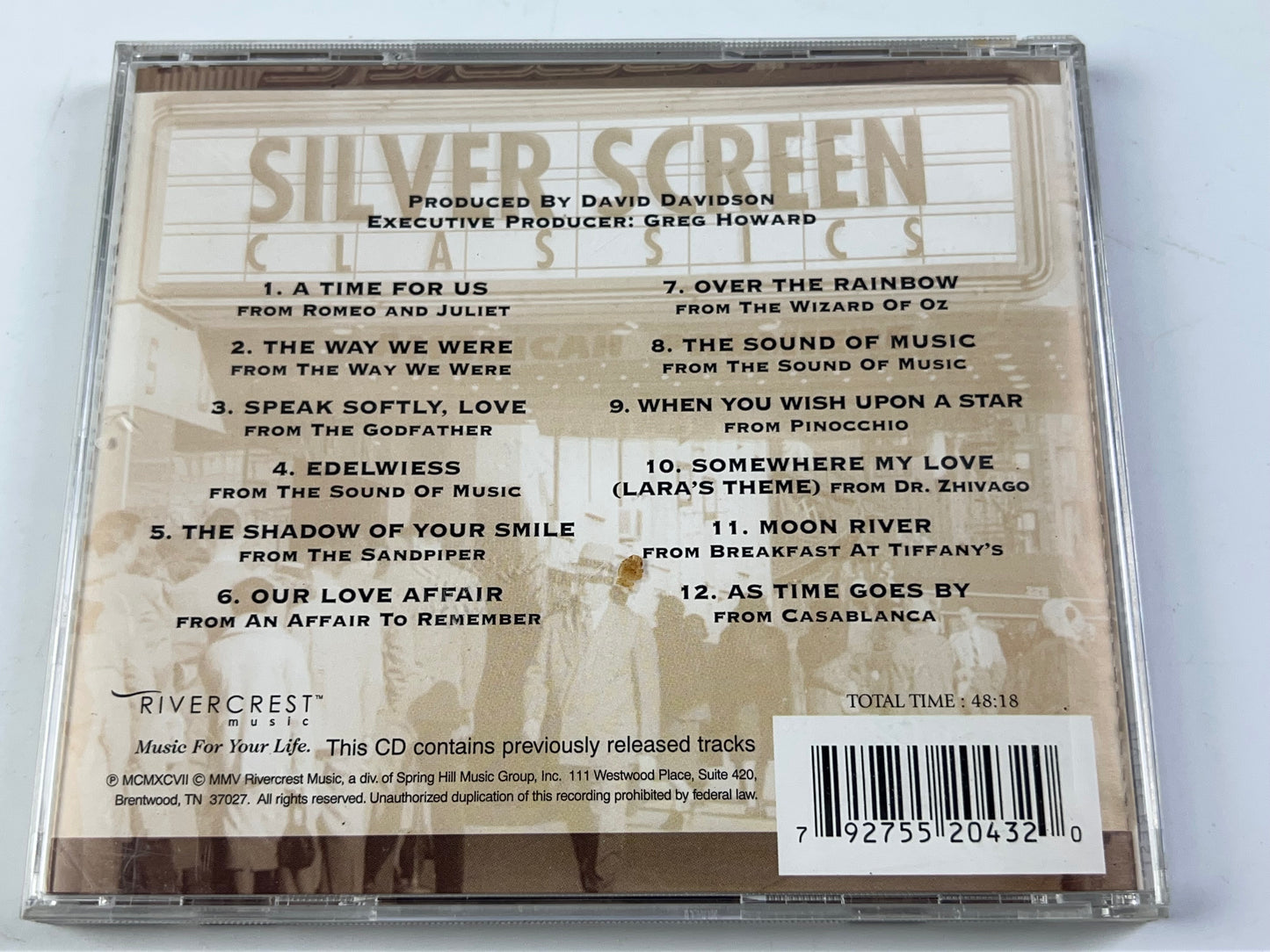 Silver Screen Classics - David Davidson - CD