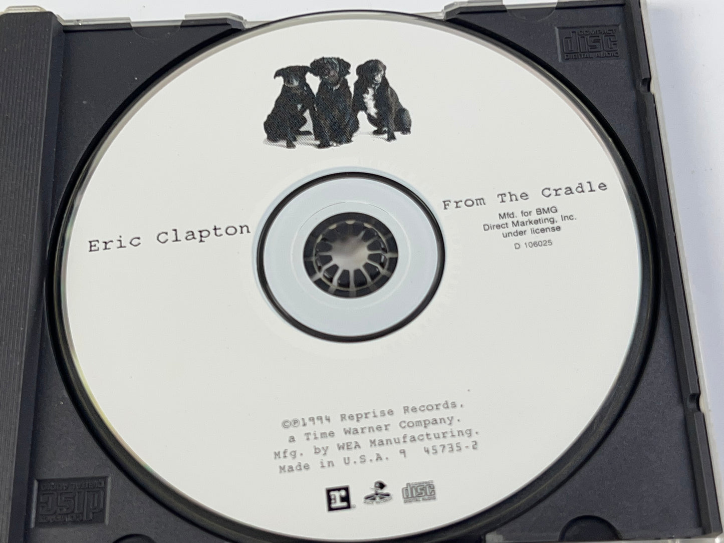 Eric Clapton - From The Cradle (CD) 1994 BMG Direct