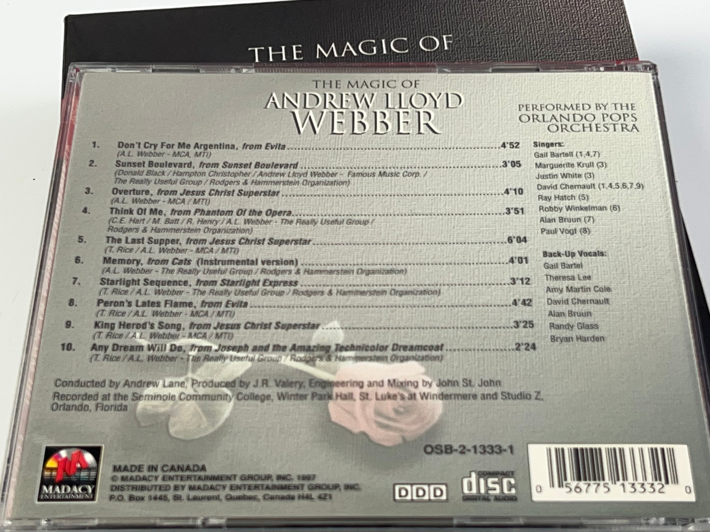 The Magic of Andrew Lloyd Webber by Orlando Pops Orchestra - 3 CD Set 1997