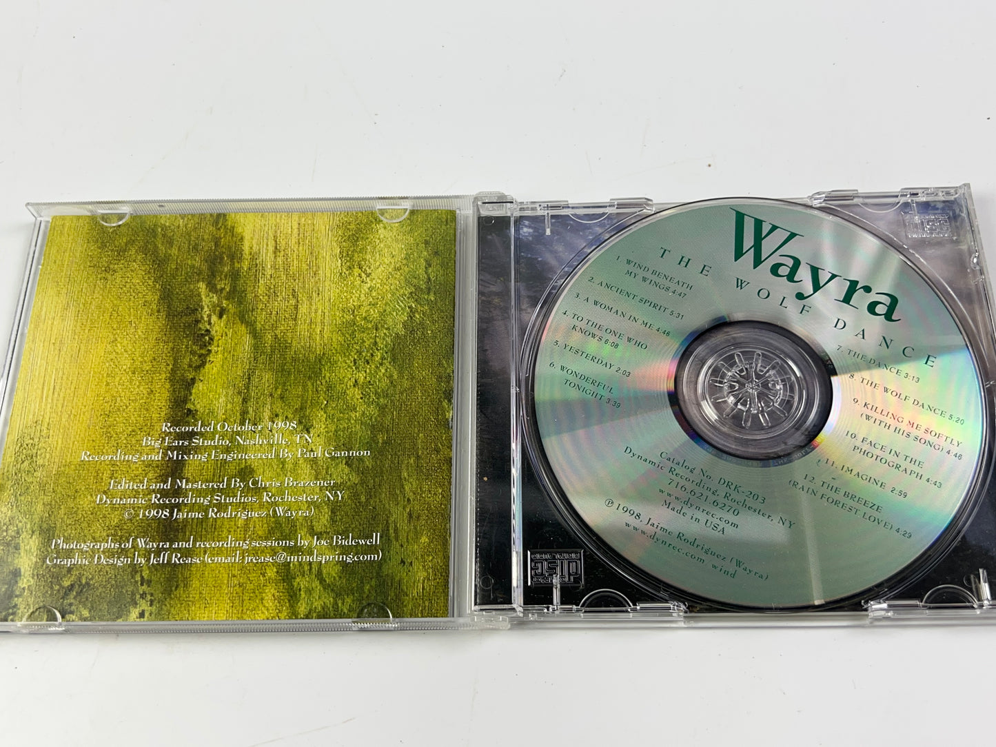 Wolf Dance, The - Music CD - Wayra - 2012-08-10 - CD