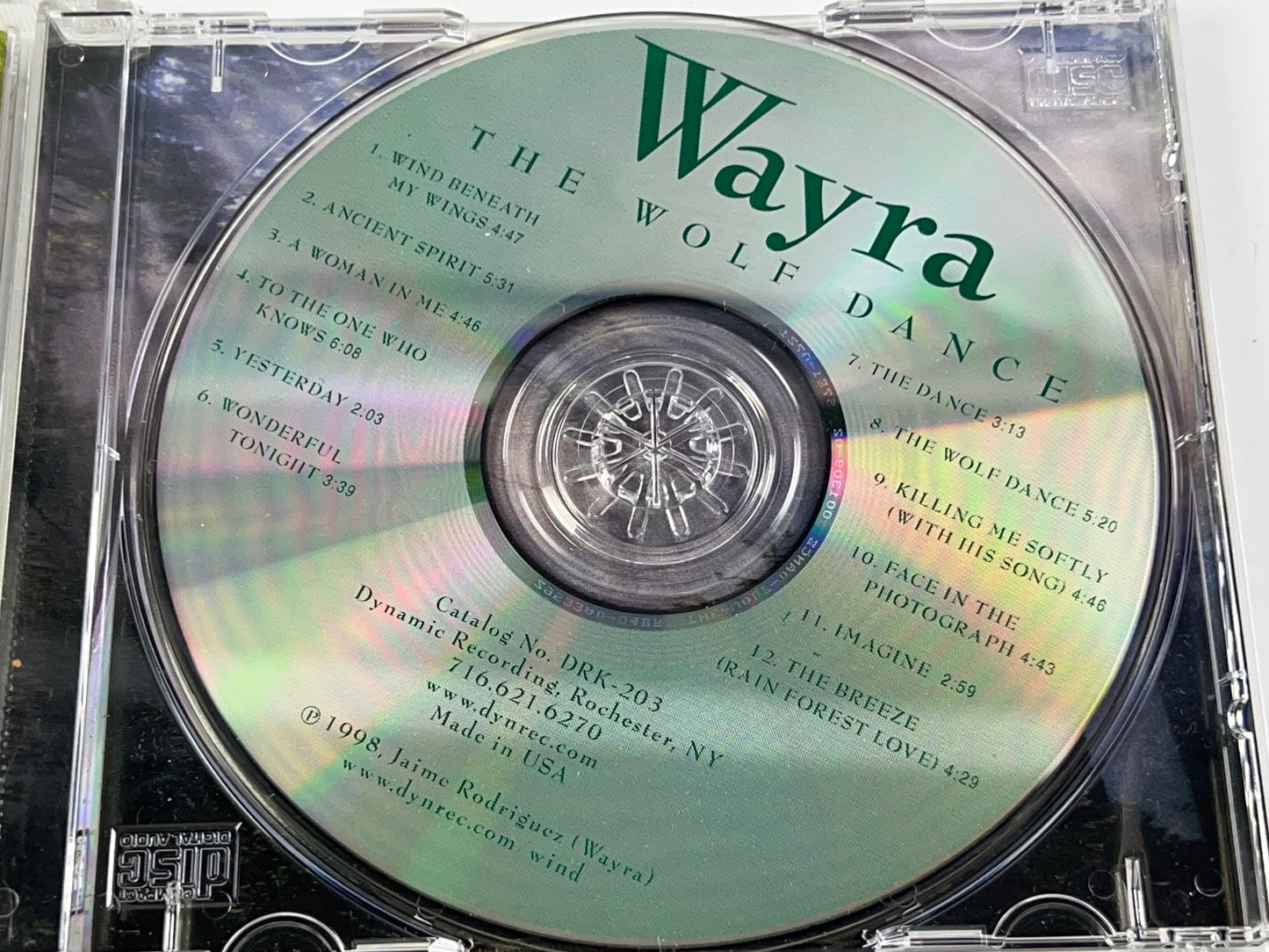 Wolf Dance, The - Music CD - Wayra - 2012-08-10 - CD