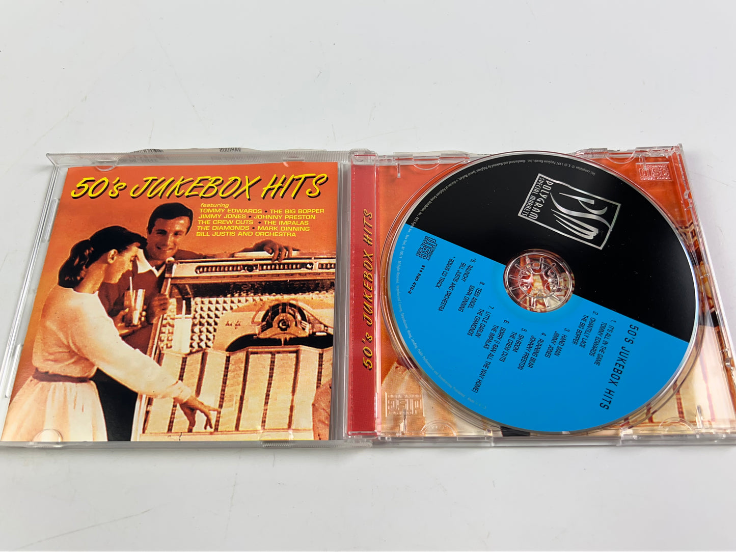 50's Jukebox Hits [Rebound] by Various Artists (CD, Apr-1998, Rebound Records)
