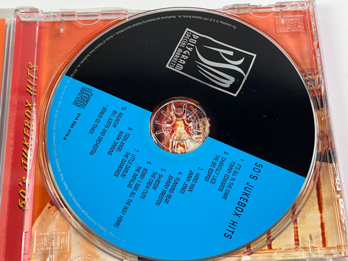 50's Jukebox Hits [Rebound] by Various Artists (CD, Apr-1998, Rebound Records)