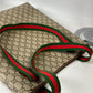 Gucci Plus Sherry Line PVC x Leather GG Pattern 2 Way Bag Tote