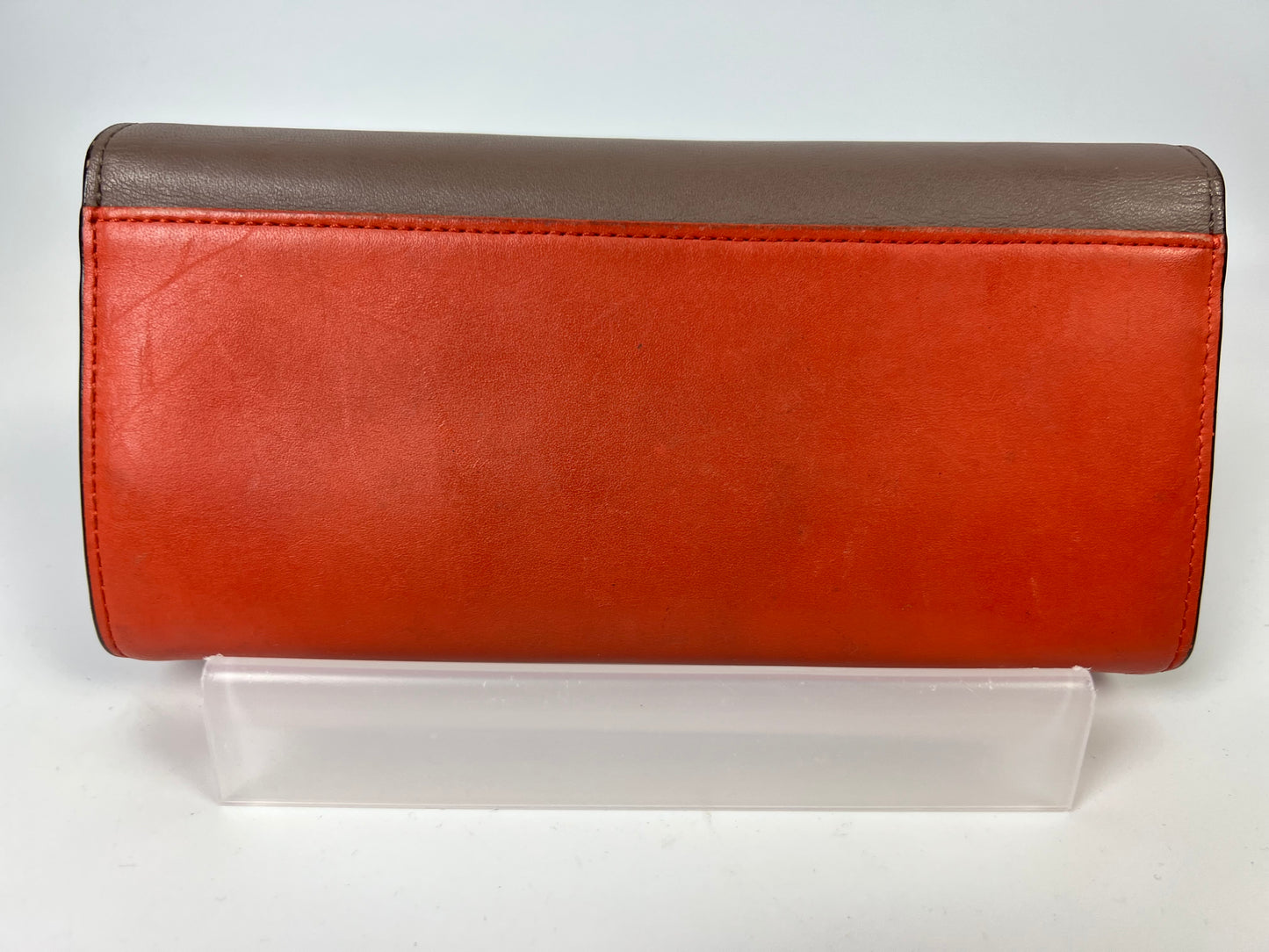 MCM Long Wallet Brown/Red  Women's