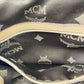 MCM Visetos Leather Top Handle Alma Bag Beige/Black H3857