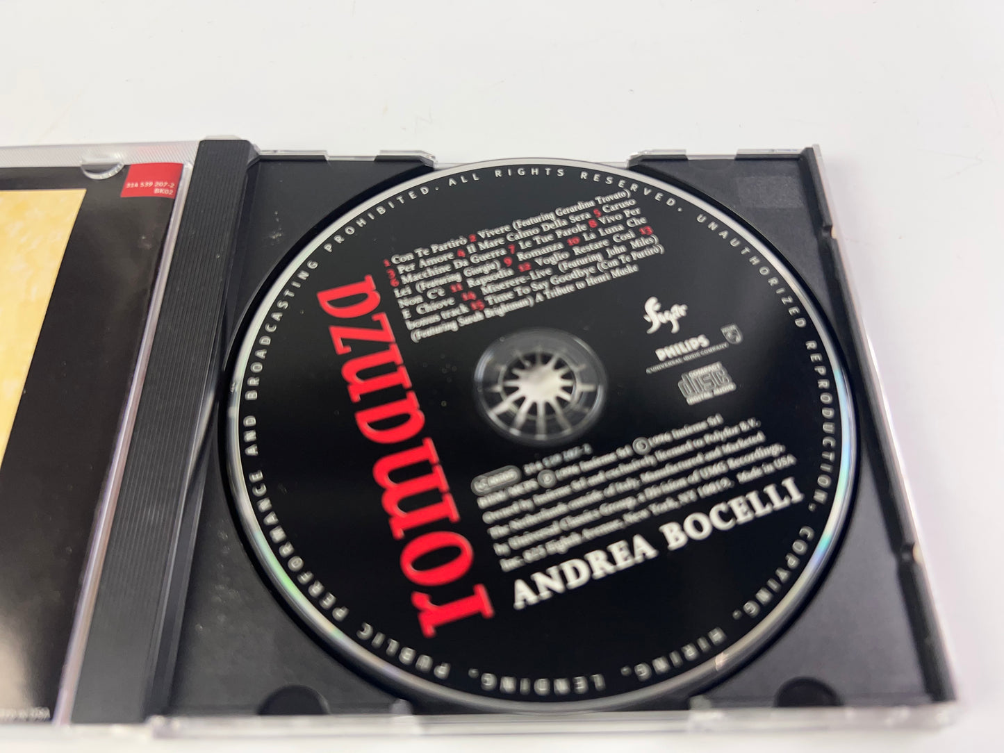 Romanza by Andrea Bocelli (CD, 1997)