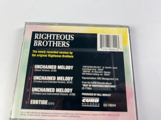 Unchained Melody/Ebbtide [Single] by The Righteous Brothers (CD, 1990, Curb)