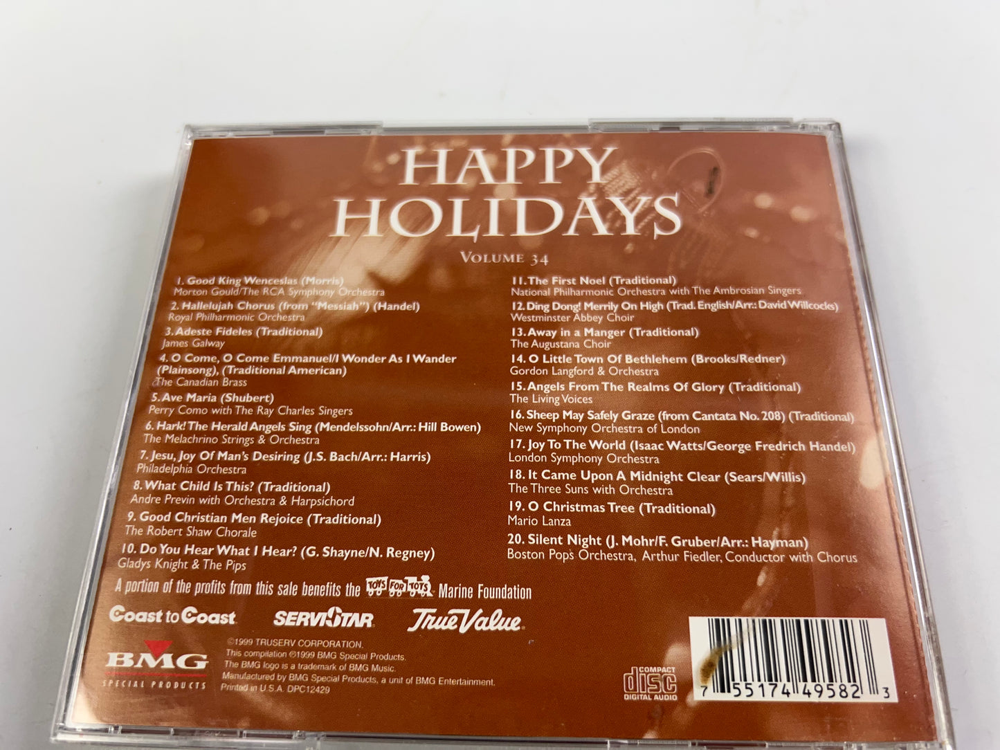 Happy Holidays Vol 34 - Audio CD By James Galway