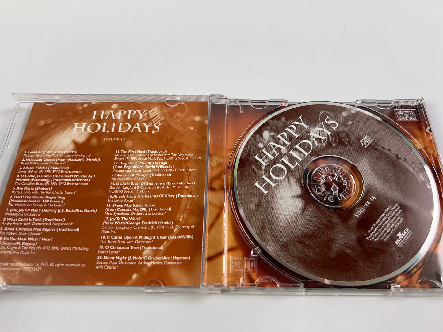 Happy Holidays Vol 34 - Audio CD By James Galway