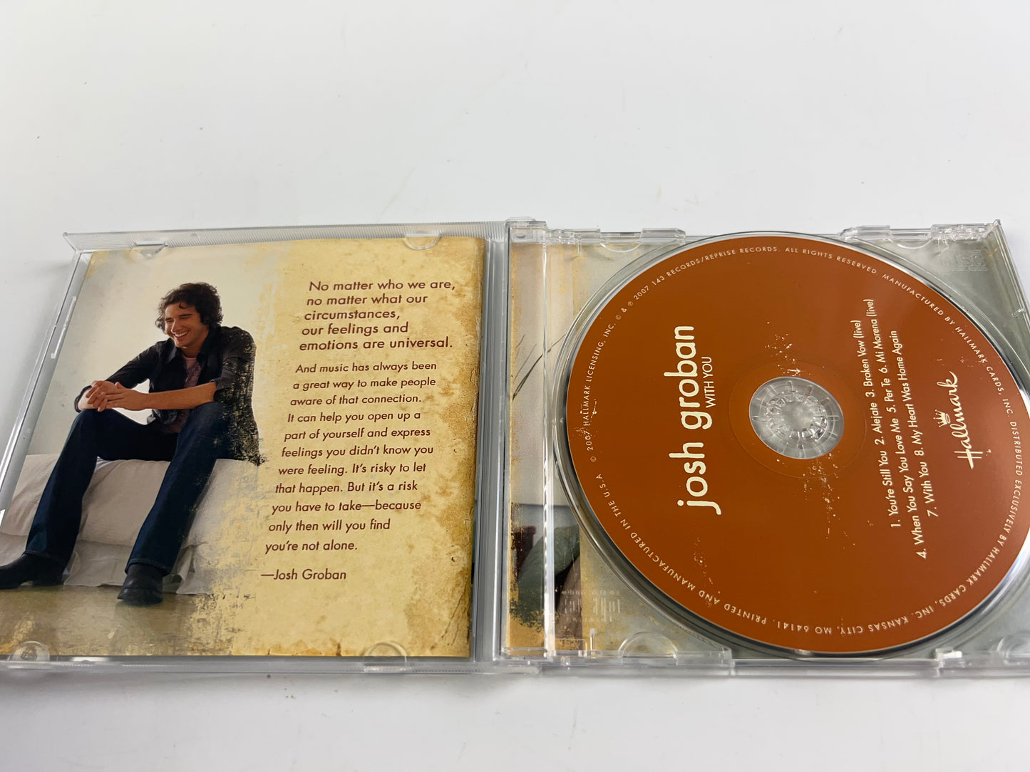 With You - Audio CD By Josh Groban