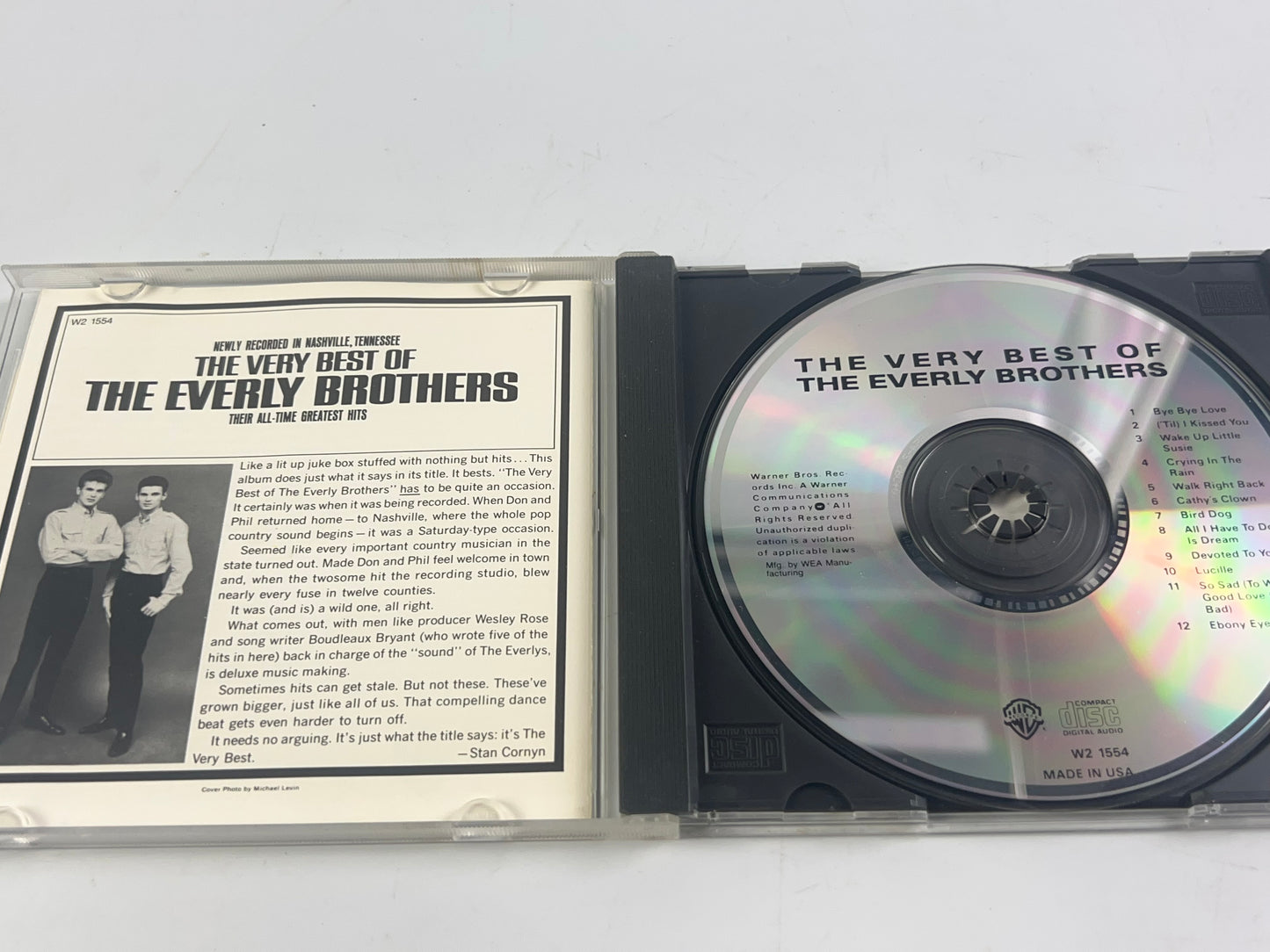 Very Best of Everly Brothers by The Everly Brothers (CD, 1988)