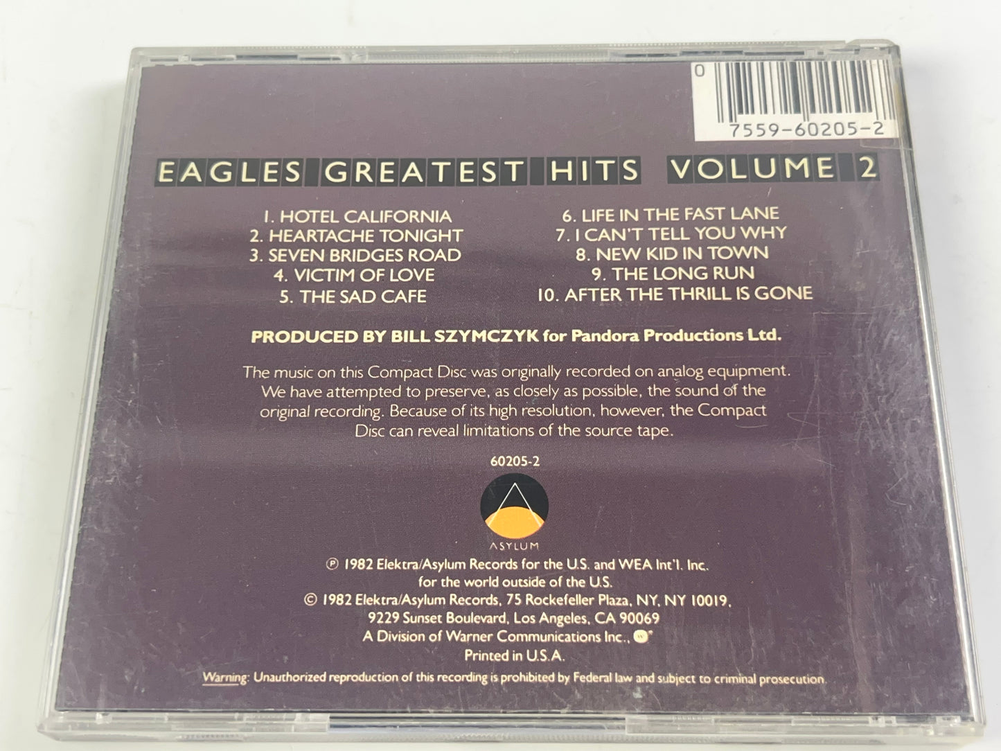 The Eagles : Greatest Hits Vol. 2 CD (2001)