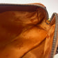 MCM Visetos Leather Vintage Mini Boston Bag Cognac/LV