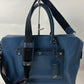 MCM Shoulder/Messenger Bag Blue Leather