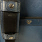 MCM Shoulder/Messenger Bag Blue Leather