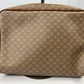 CELINE Macadam Pattern Clutch Bag Lite Brown