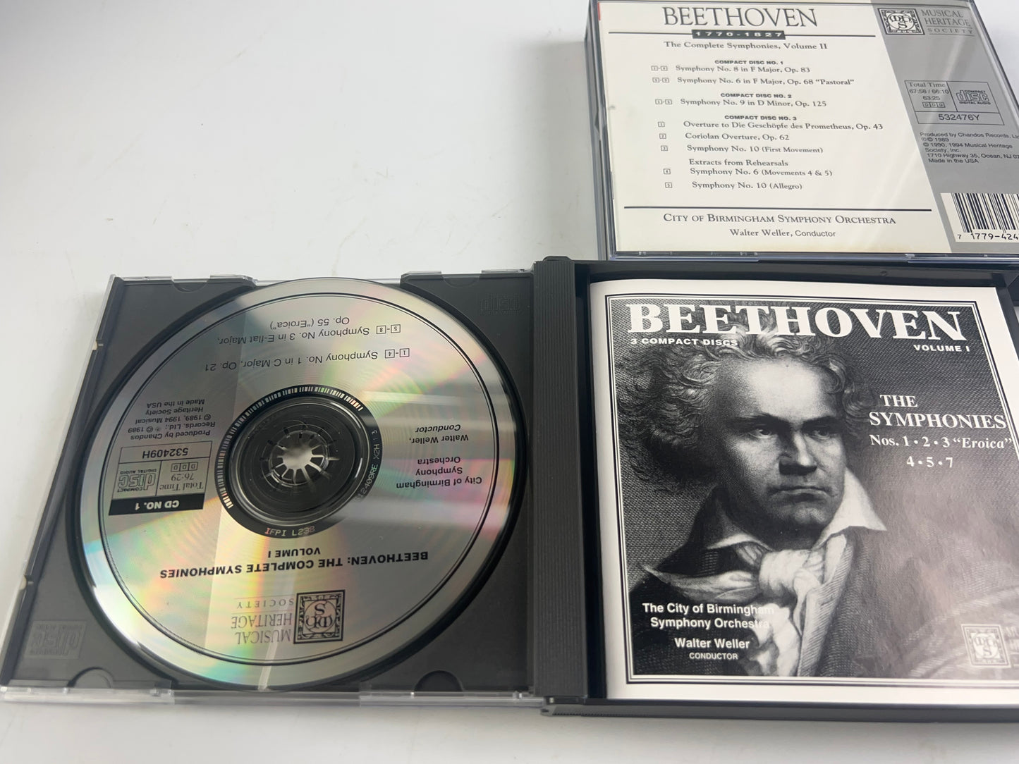 Beethoven: The Complete Symphonies Volume 1 & 2 - Music CD