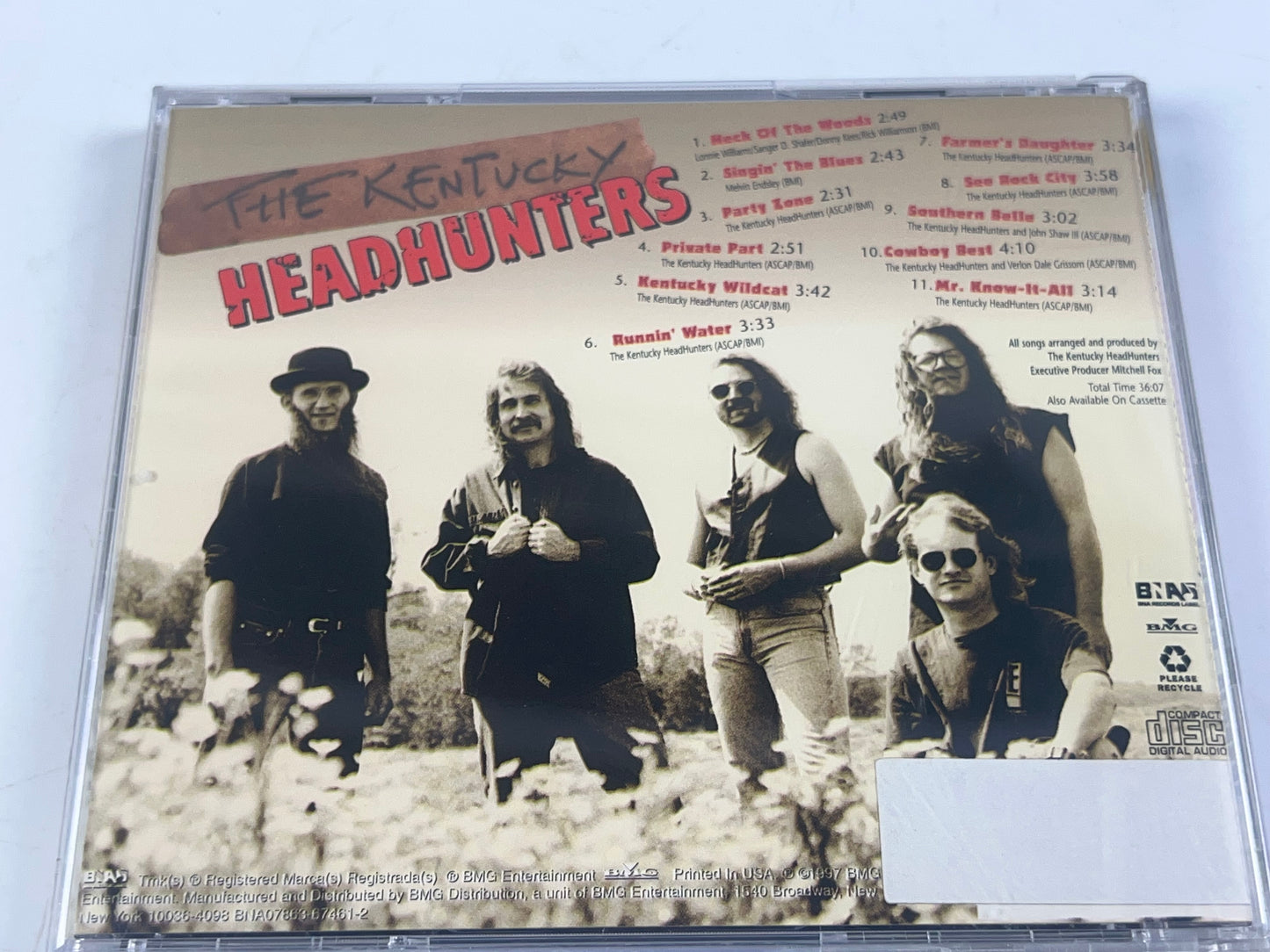 The Kentucky Headhunters - Stompin' Grounds (CD, Album)