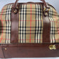 Burberry Golf Duffle/Suitcase/ Nova Check Pattern Weekend Bag