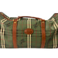 Burberry Boston Nova Check Duffle Bag Travel Green