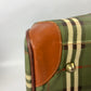 Burberry Boston Nova Check Duffle Bag Travel Green