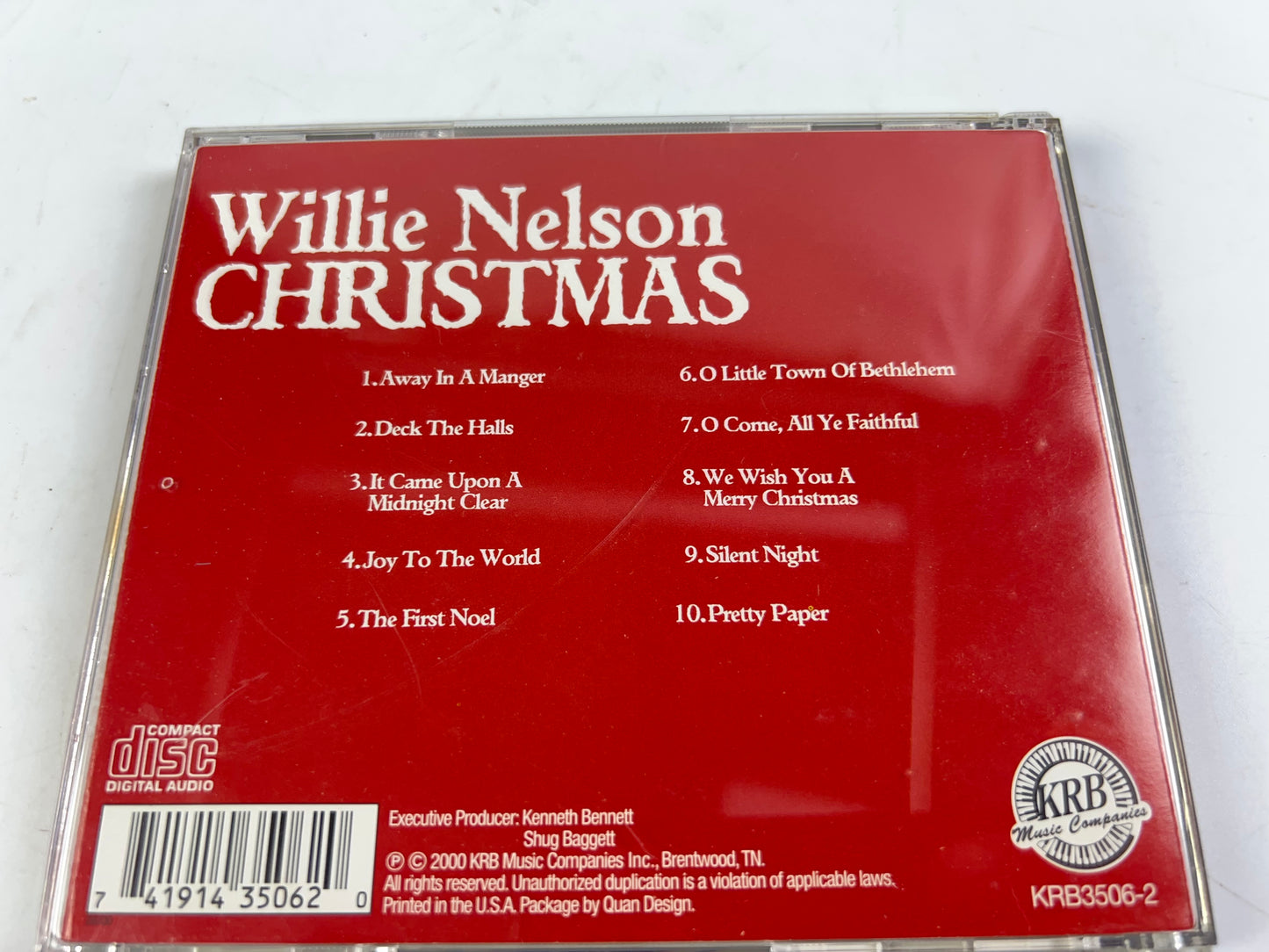 Willie Nelson Christmas (2000 KRB Music) Audio CD