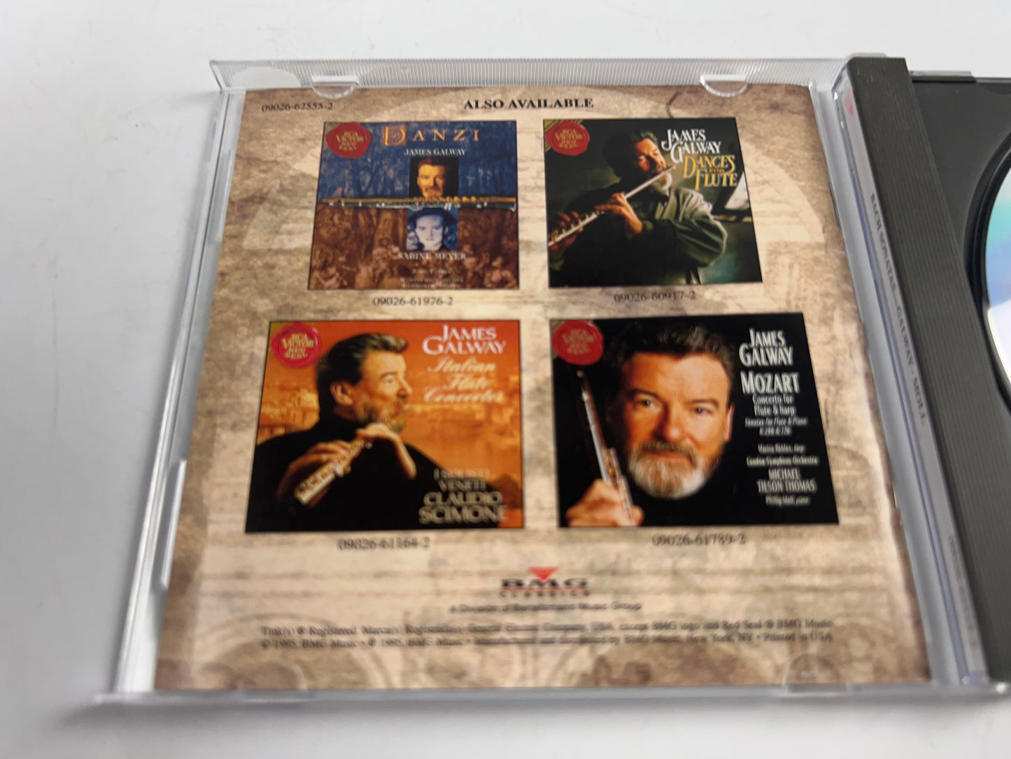 Bach Sonatas by James Galway, Phillip Moll, and Sarah Cunningham (CD, 1995)