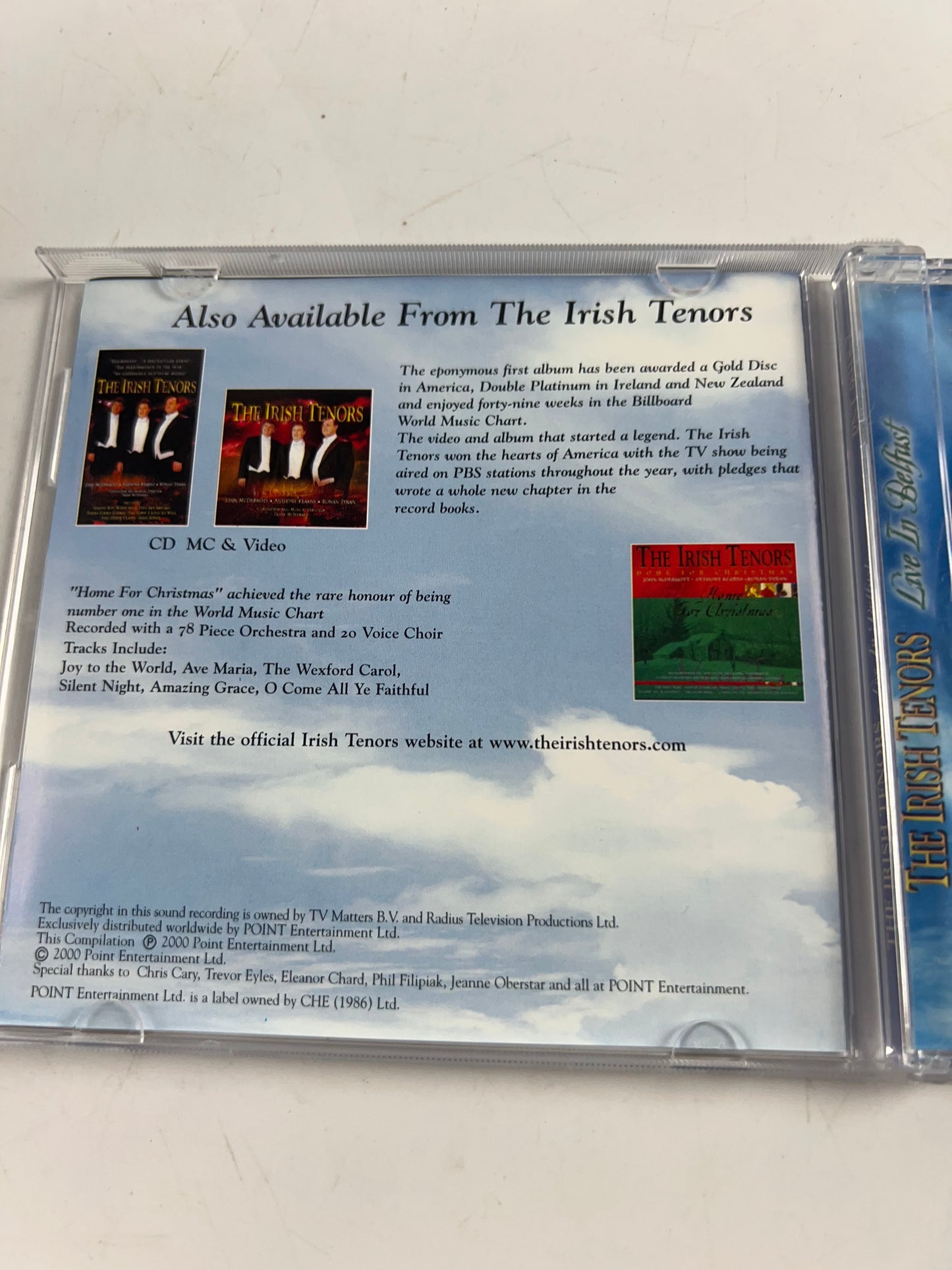 The Irish Tenors: Live in Belfast (CD, Point 2000)