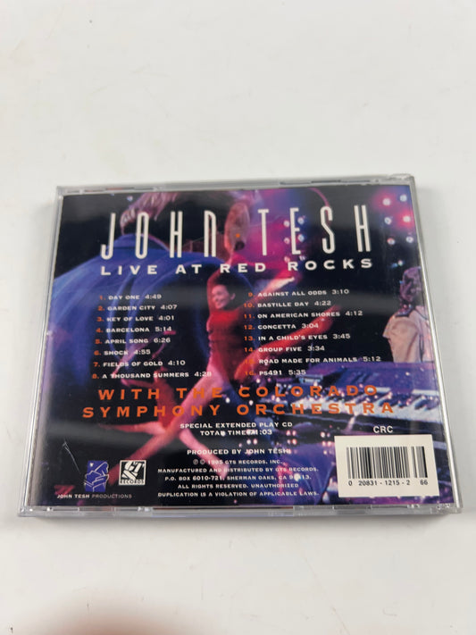 Live At Red Rocks - John Tesh (1995, GTS Records Club Edition, CRC) Pop Music CD