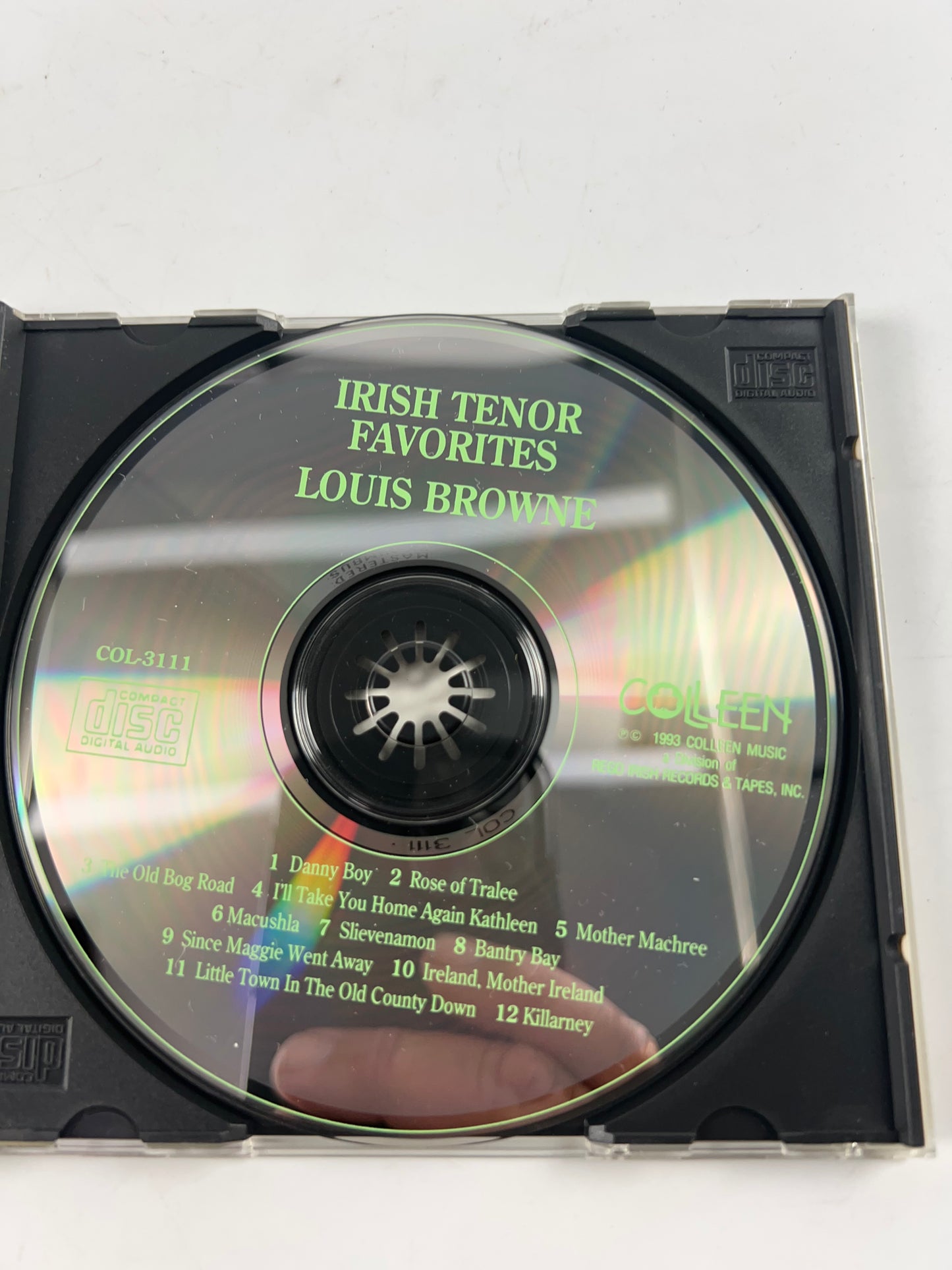 Irish Tenor Favorites - Music CD - Browne, Louis - 1995-04-16 - Rego Irish