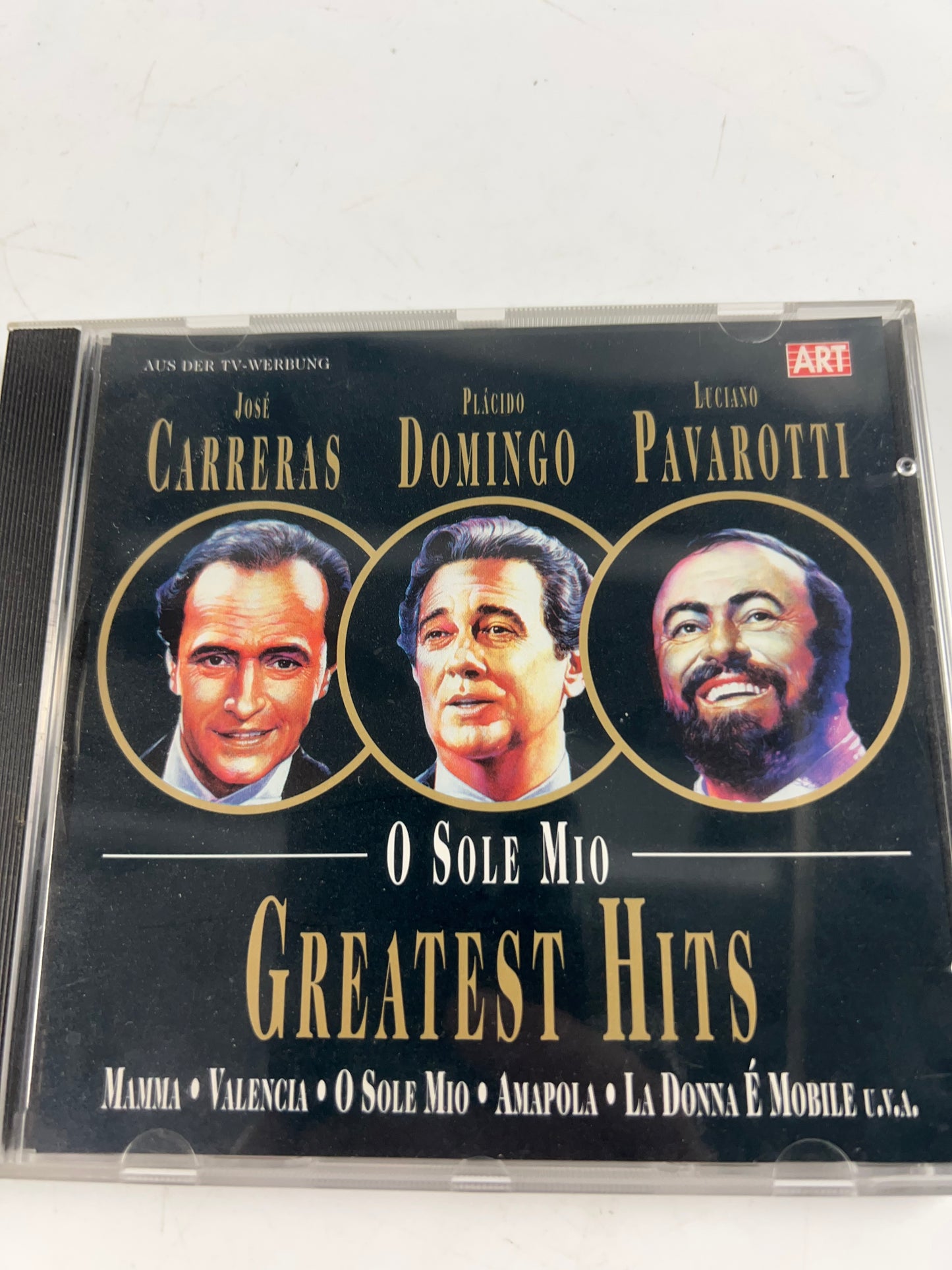 Carreras Domingo Pavarotti - CD - O sole mio-Greatest hits (1994, Edel)