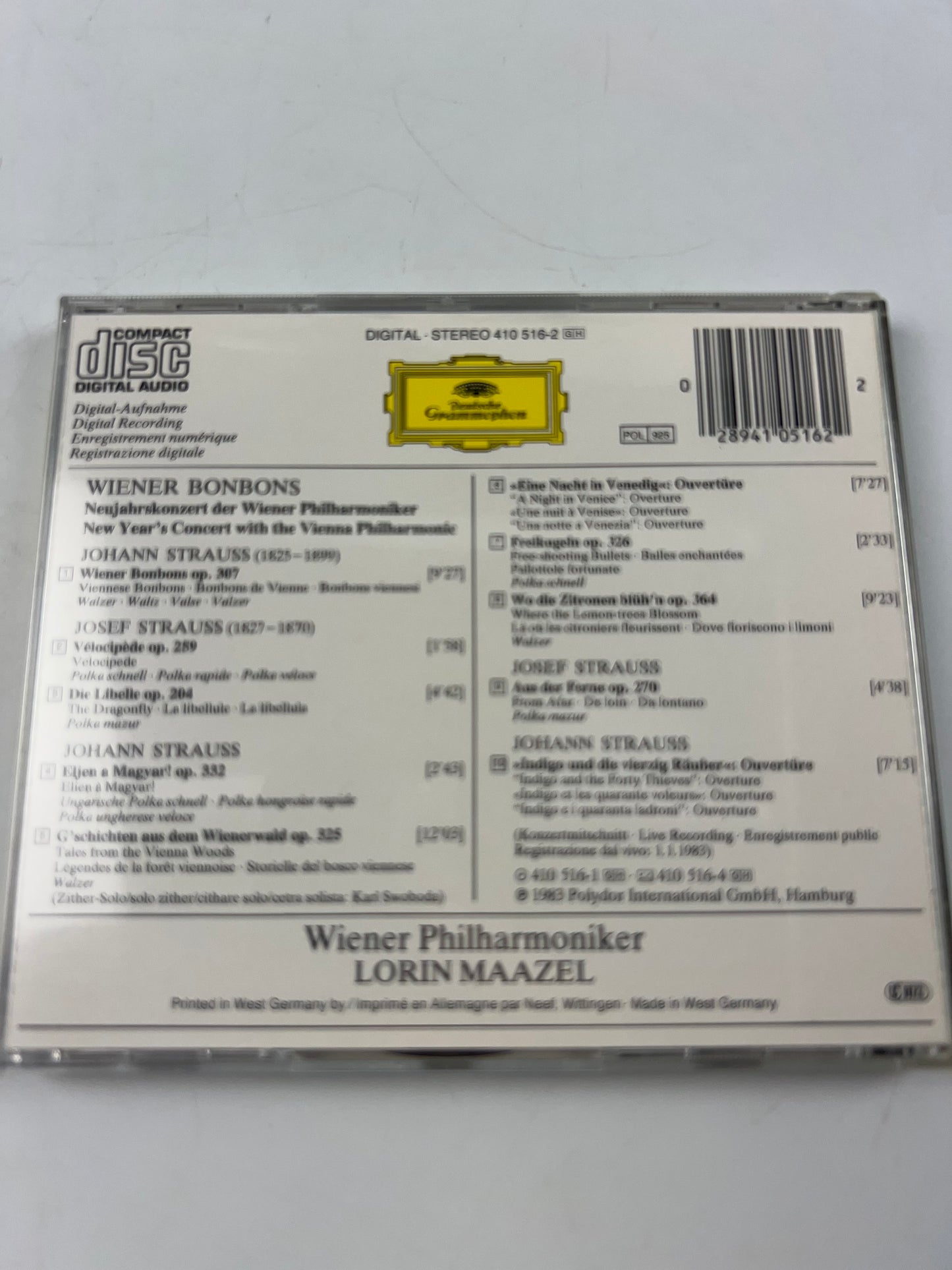 Wiener Bonbons: New Year's Concert with the Vienna Philharmonic 1983