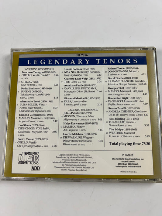 Prima Voce - Legendary Tenors Nimbus Records CD