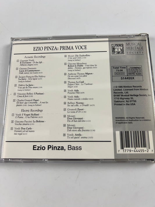 Ezio Pinza: Prima Voce - Audio CD By Ezio Pinza