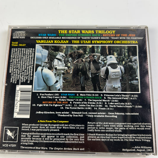 Star Wars Trilogy (Original Soundtrack) by Various Artists (CD, 1990)