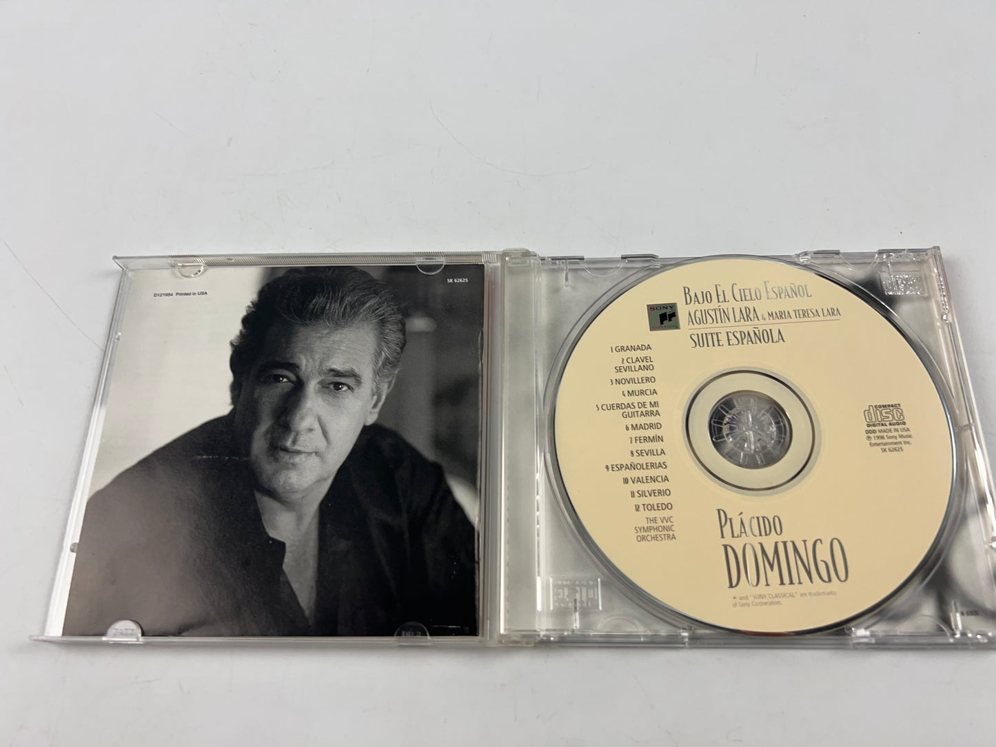 Placido Domingo - Bajo El Cielo Espanol (CD, 1996)