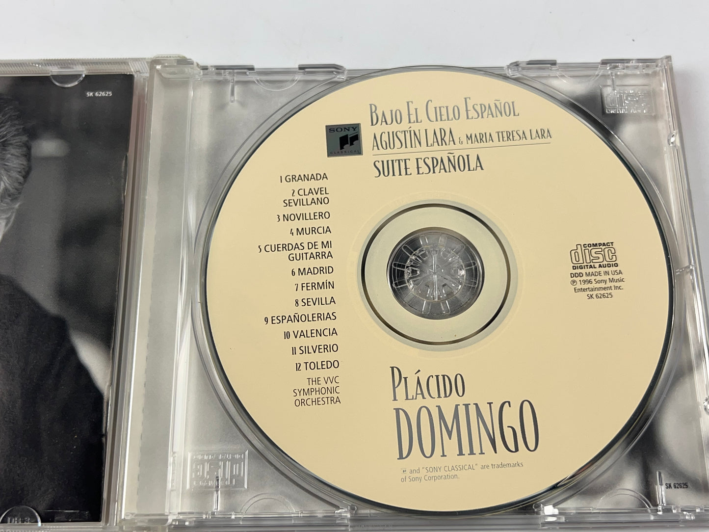 Placido Domingo - Bajo El Cielo Espanol (CD, 1996)