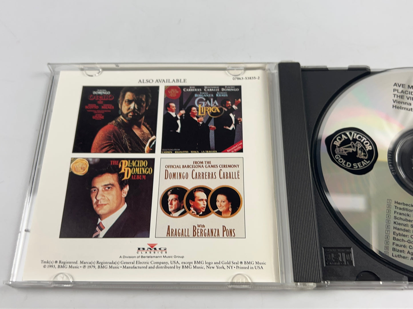 Placido Domingo & The Vienna Choir Boys Ave Maria (CD)