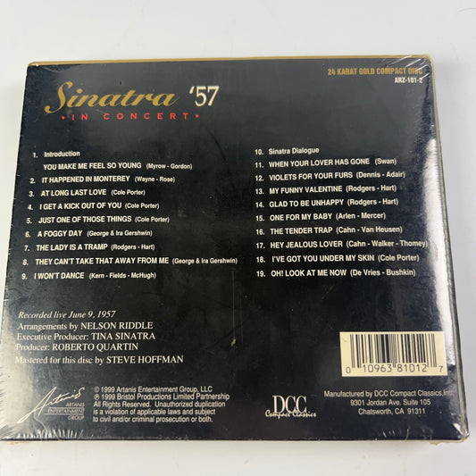 Sinatra '57 In Concert 24 Karat Gold Disc Limited Edition No. 09217 SEALED