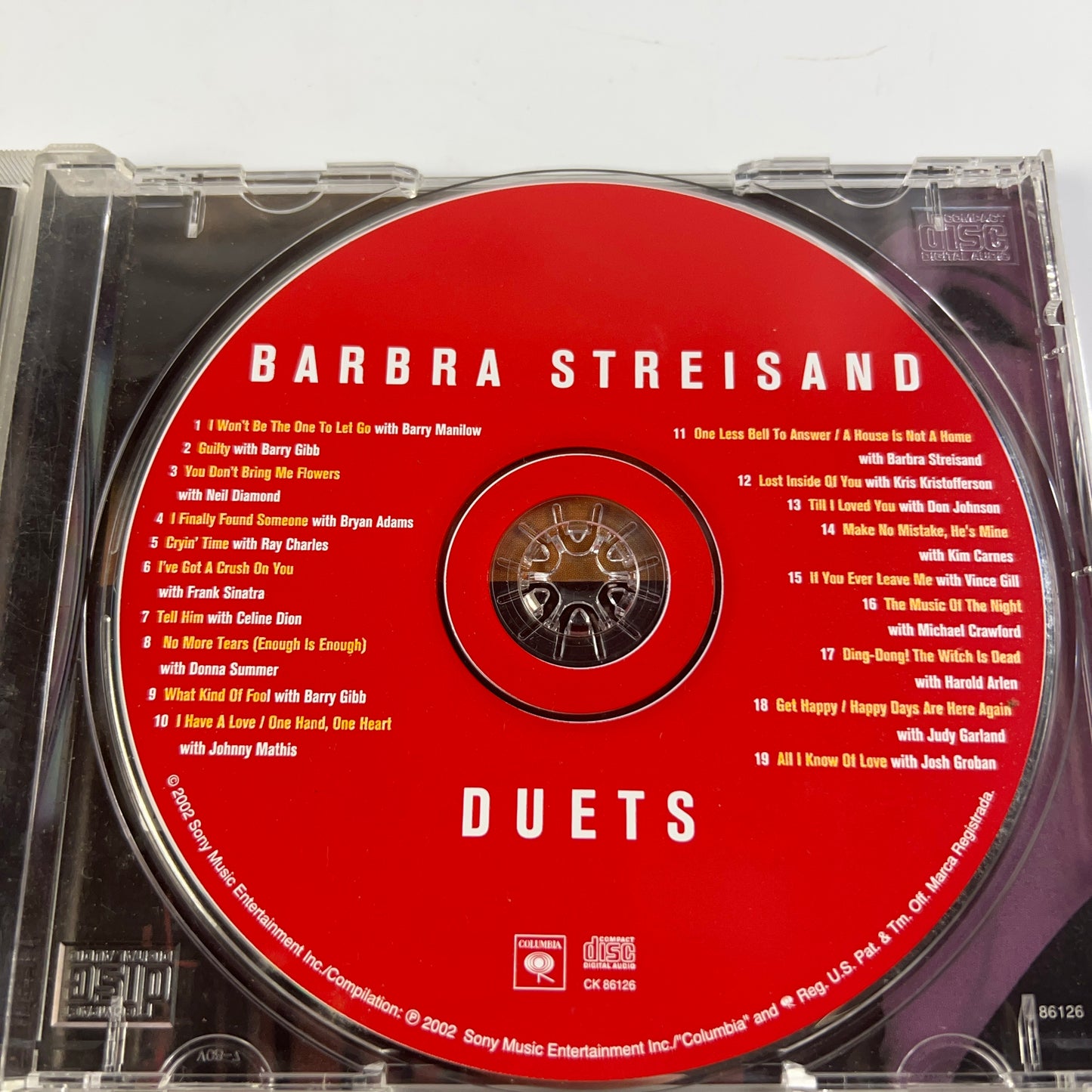 Duets by Barbra Streisand (CD, 2002)
