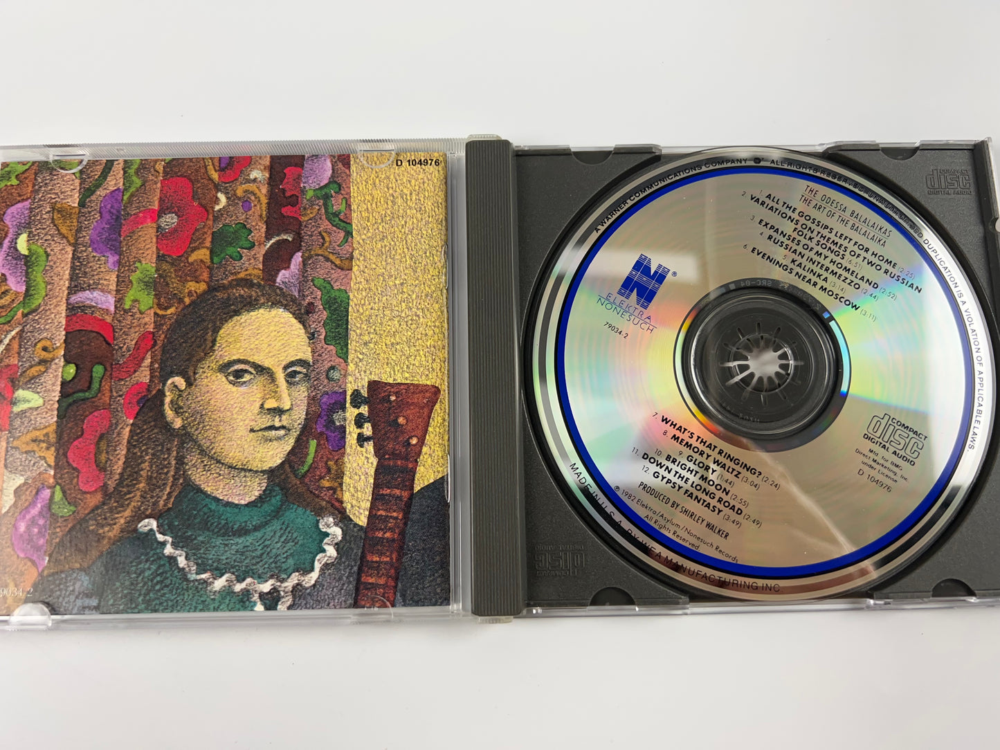 The Art Of The Balalaika by The Odessa Balalaikas (CD, May-82, 1 Disc, Nonesuch)