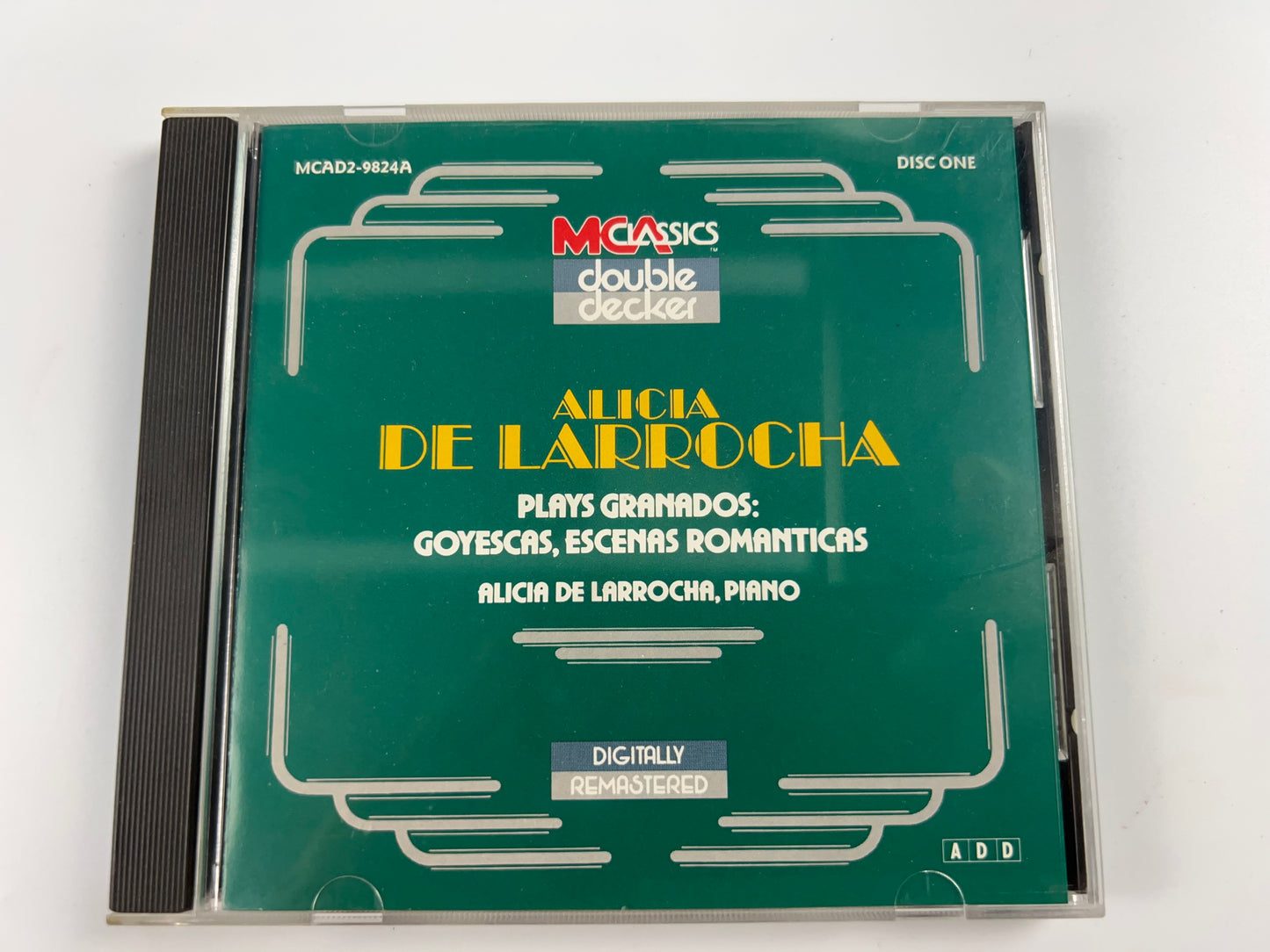 Plays Granados Espia Rodrigo - Audio CD By Alicia Delarrocha Disc 1