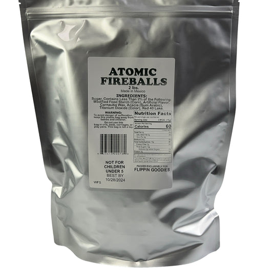 Atomic Fireball Cinnamon Hard Bulk Candy 2 Pounds