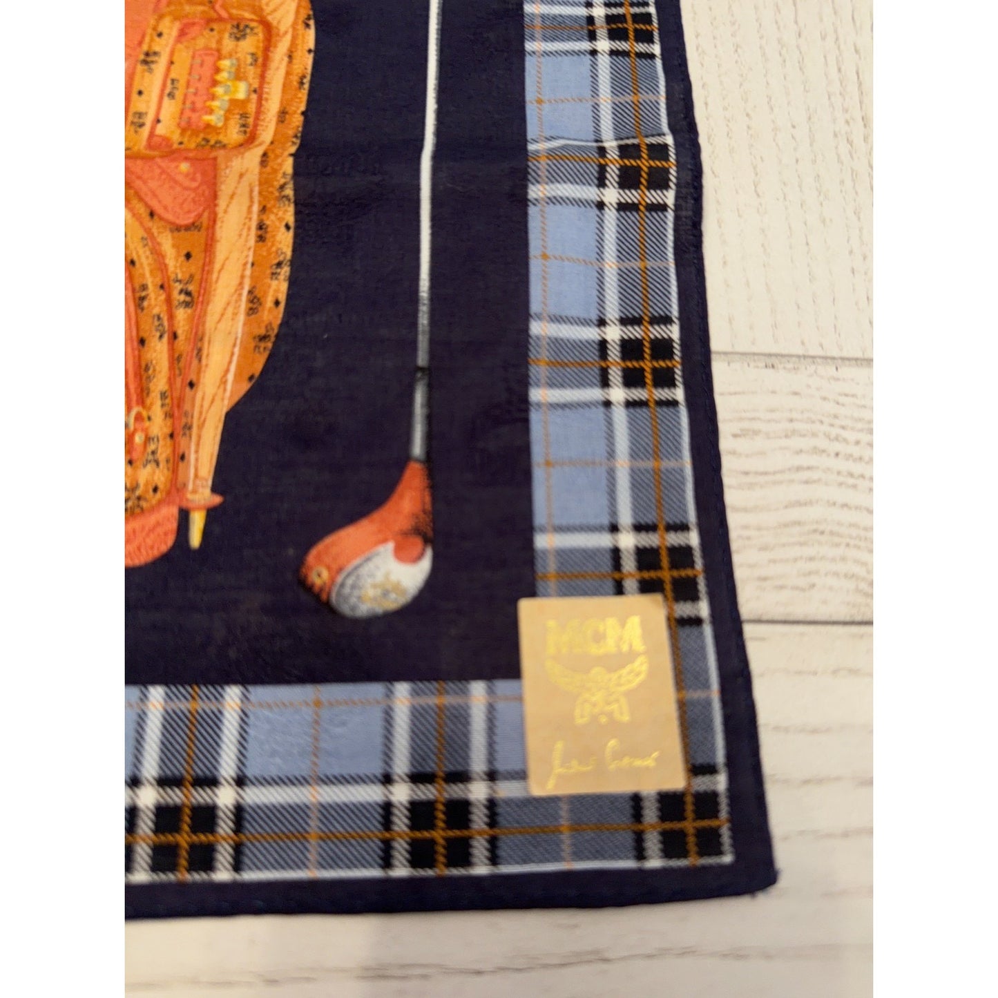 Vintage MCM Handkerchief Neckerchief Bandana Pocket Square Rare