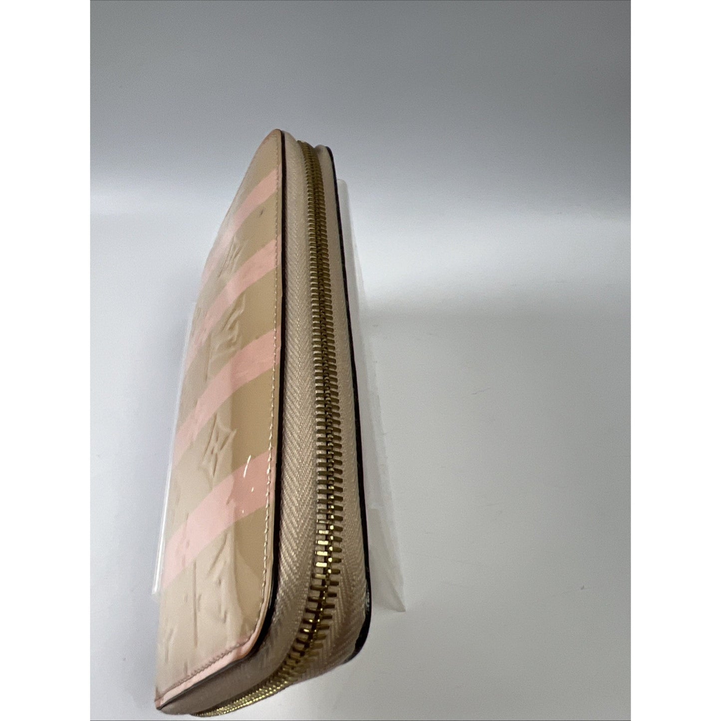 Louis Vuitton Vernis Rayeur Zippy Wallet 7.6 inch ladies