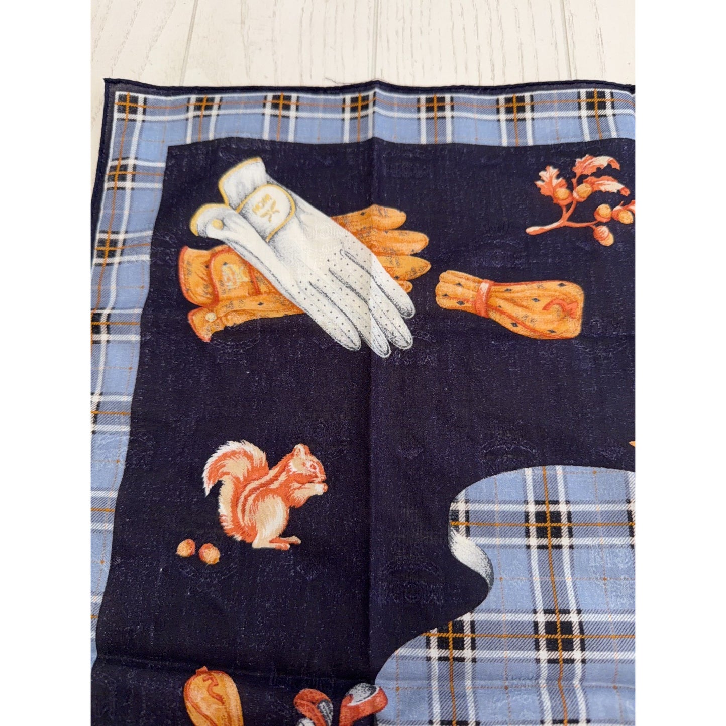 Vintage MCM Handkerchief Neckerchief Bandana Pocket Square Rare