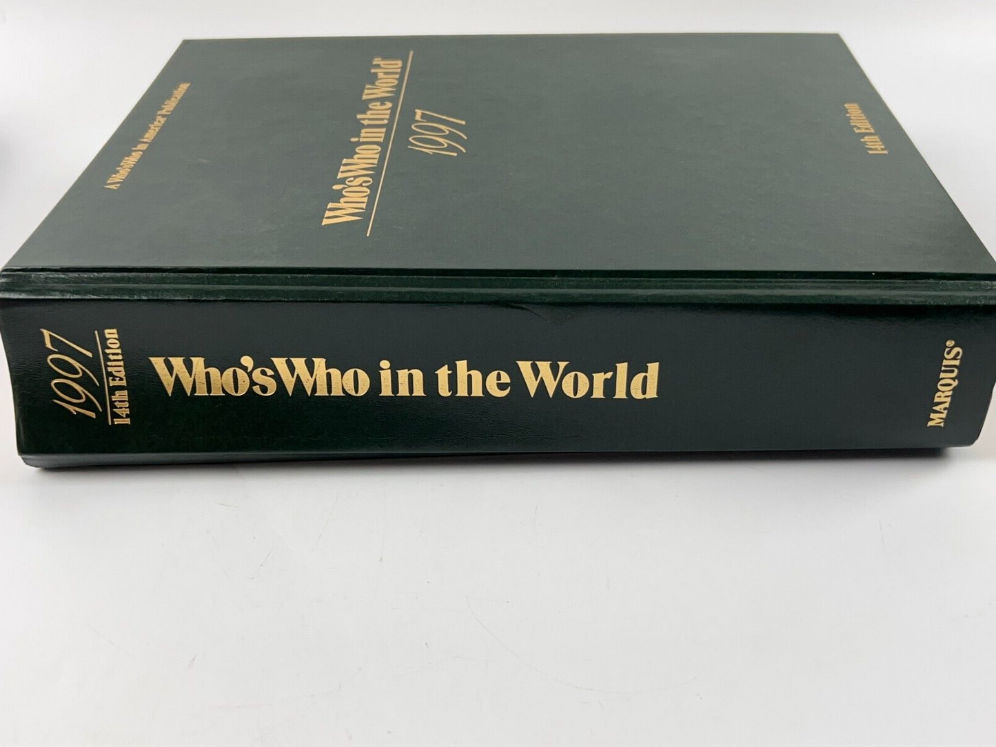 WHO'S WHO IN The World 1997 -MARQUIS PUBLICATION 14th edition