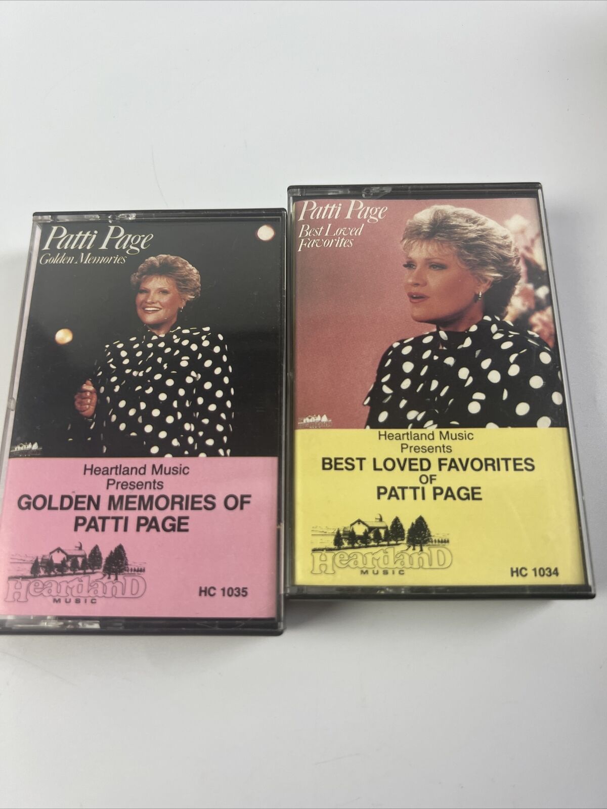 Lot Of 2 Patti Page Golden Memories & Best Loved Favorites Tapes Cassettes